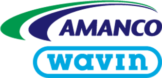 Logo Amanco Wavin — tubos e conexões